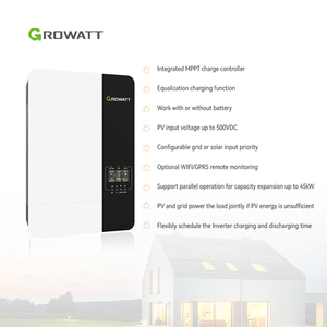 Growatt 5kW SPF 5000 ES อินเวอร์เตอร์ออฟกริดเครื่องควบคุมการชาร์จ48โวลต์ MPPT เข้ากันได้กับ deye ระบบแบตเตอรี่ <span class=keywords><strong>sungrow</strong></span> - Product Image 2