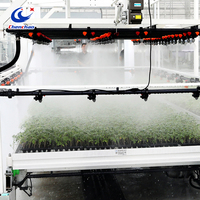 Système de pulvérisation automatique en usine avec contrôle PLC EC pH pour l'irrigation des serres et des pépinières