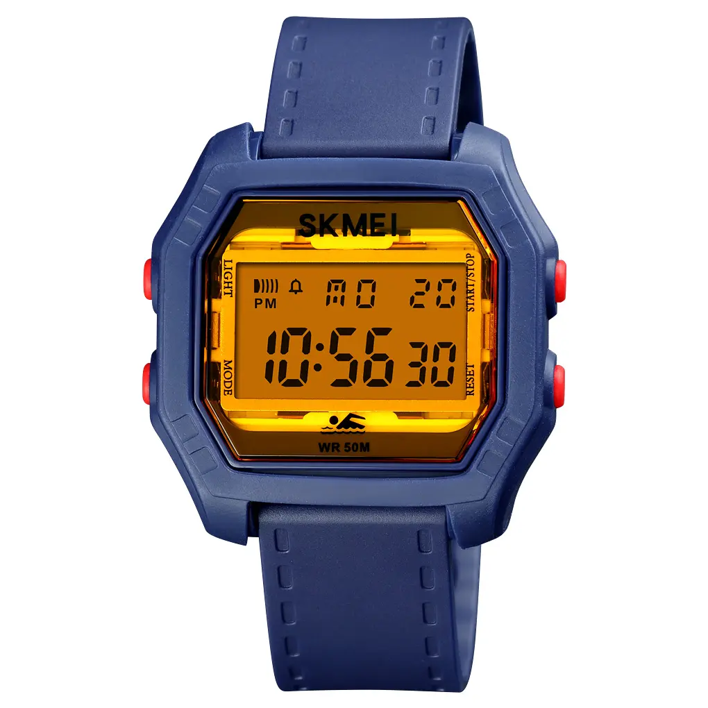 Watches For Couple Skmei 1623 Square Watches For Couple Wholesale Fashion Digital Sports Watch