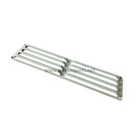 Vente en gros de grilles d'aération grises pour bus en plastique pratiques et durables Couvercle d'aération arrière pour climatiseur de camion