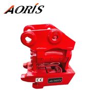 Adaptateur MS01 personnalisé en usine, attache rapide pour déchiqueteur d'excavatrice, brise-roche hydraulique pour mini-excavatrice de 1,5 à 3 tonnes