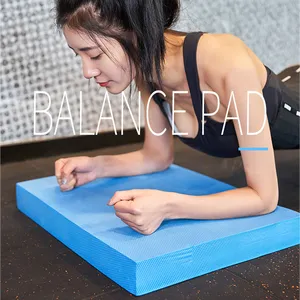 Espuma grande Yoga Mat Trainer Balance Pad para fisioterapia, entrenamiento de estabilidad, ejercicio de rodilla y tobillo