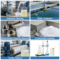 Acide citrique monohydraté de qualité industrielle, pureté 99,5 %, pour agents de nettoyage textile et traitement de l'eau - Réglateur de pH efficace