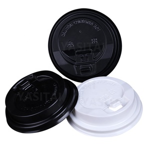<span class=keywords><strong>Tapa</strong></span> de Plástico PP Universal Desechable Personalizada para Vasos de Café <span class=keywords><strong>con</strong></span> Tapón Antiderrames - Product Image 4