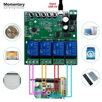 AC85-220V 5V Domotique Modules Jogging Progressif WIFI Commutateur Intelligent Sans Fil Relais RF Reçoivent 433mhz Télécommande 4CH