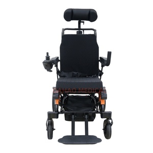 <span class=keywords><strong>Fauteuil</strong></span> roulant électrique multifonctionnel léger en aluminium pliable avec double batterie au lithium - Product Image 2