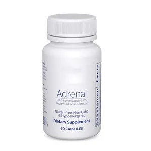 Veggie Ashwagandha with Rhodiola Rosea Capsules Adrenal And Cortisol Support Supplements