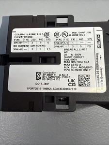 คอนแทคเตอร์ SIRIUS PLC รุ่น 3RT20161HB42 3RT2016-1HB42 พร้อมความเชี่ยวชาญทางเทคนิคที่ครอบคลุมและประสบการณ์ด้านการบำรุงรักษาอุตสาหกรรมที่มีรากฐานลึก - Product Image 3