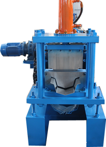 Landwirtschaft liche Gewächshaus-Regen rinnen maschine SPS-Motor Motor lager kern komponenten Rollen formende Regen rinnen maschine - Product Image 3