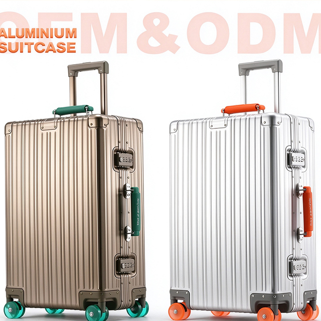 Titanium case Travrl Suitcase Aluminum Spinner Trolley Luggage Cases Hard 20 Inch Aluminum Suitcases Set Aluminium Luggage Boxes