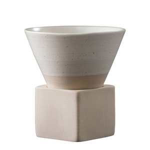 Matte Glazed Ceramic <strong>Espresso</strong> <strong>Cup</strong> with Non Slip Square Base, Porcelain Coffee <strong>Cup</strong> for Professional Barista Latte - Product Image 5