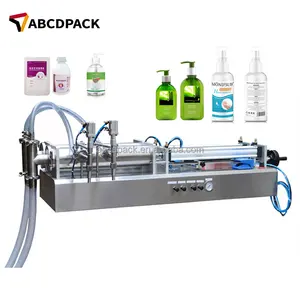 Hot Sale High Quality Semi-auto Piston Liquid Double Head Pump Filling Machine