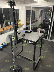 Mesa de Lucha de Brazos Compatible con WAF, Estructura de Acero Grueso, Protectores de <span class=keywords><strong>Codo</strong></span> Seguros para Competencia, Uso en Gimnasio y Entrenamiento en Casa - Product Image 3