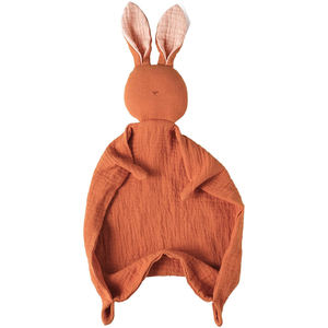 Serviette apaisante pour bébé en coton bio, couverture en mousseline pour nourrisson, <span class=keywords><strong>doudou</strong></span>, articles essentiels pour nouveau-né, couvertures de sécurité pour bébé - Product Image 3