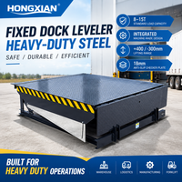 Niveleur de quai hydraulique fixe 8-10T, plateforme de chargement et de déchargement de conteneurs pour la cour de manutention par chariots élévateurs