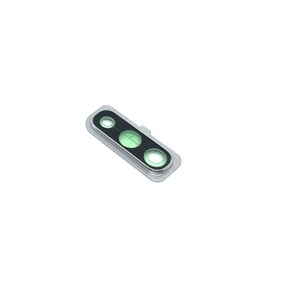 Cornice per Obiettivo Fotocamera Samsung Galaxy A7 2018, Ricambio Argento per Modello A750F - Product Image 1