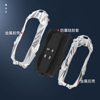 Coque légère de couverture de cas de clé à distance de voiture de silicone d'alliage de Zinc de promotion de vente pour la couverture de clé de Renault Koleos