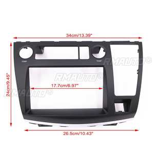 Kit de façade d'autoradio noir pour Nissan Elgrand E51 2002-2010, adaptateur de panneau de tableau de bord pour autoradio stéréo DVD - Product Image 6