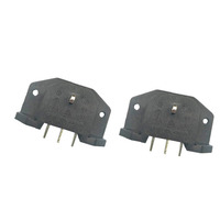 Conector de Alimentación Industrial IEC C14, 15A 250V CA, de Nylon, con Tornillo, para Panel, Chasis, PCB