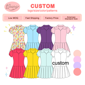 वेई वेई की फैक्ट्री थोक टॉडलर लड़कियों की टैंक स्कर्ट ने स्नीलेस बच्चों को योग ड्रेस सॉफ्ट बेबी फिटनेस योगा स्पोर्टी सेट किया - Product Image 1