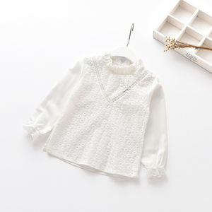 เสื้อยืดเด็กขายดี ไม่มีแบรนด์ สีขาว เสื้อยืดพื้นฐาน ขายส่ง - Product Image 5