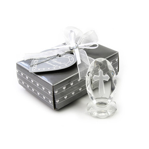 Figura de Cruz de Cristal al por Mayor con Caja de <span class=keywords><strong>Regalo</strong></span> 2.8x5cm, Decoración Religiosa para Mesa, Suministro al por Mayor, Recuerdos para Baby Shower y Regalos de <span class=keywords><strong>Bautizo</strong></span> - Product Image 4