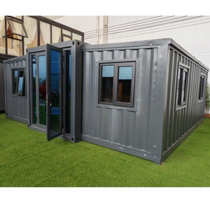 Chi phí thấp 20ft <span class=keywords><strong>2</strong></span> 3 phòng ngủ Modular ngủ ra cabin di động mở rộng gấp có thể gập lại container prefab Granny nhà nhỏ - Product Image 2