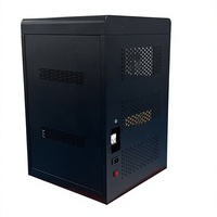 Chariot de recharge CE PD 10 à 60 emplacements pour ordinateurs portables, iPad, téléphones portables, banques d'alimentation, tablettes, armoire de recharge avec serrure mécanique