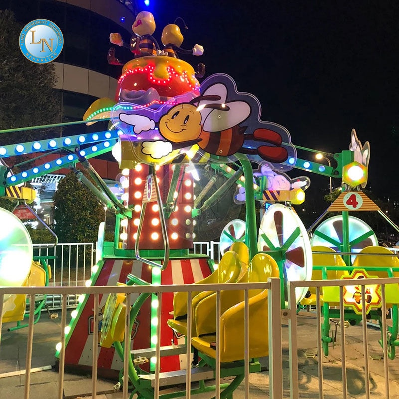 Outdoor Spin Flying Bee Carousel Rides for Sale Other Amusement Park Facilities From Theme Park