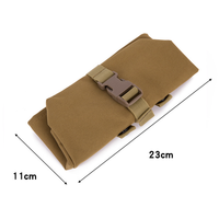 Pochette de décharge MOLLE pochette tactique de récupération Mag pochette de recyclage de magazines à cordon de serrage équipement de chasse