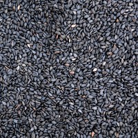Poudre de graines de sésame noir naturel de qualité alimentaire, emballage personnalisé, fourni par l'usine