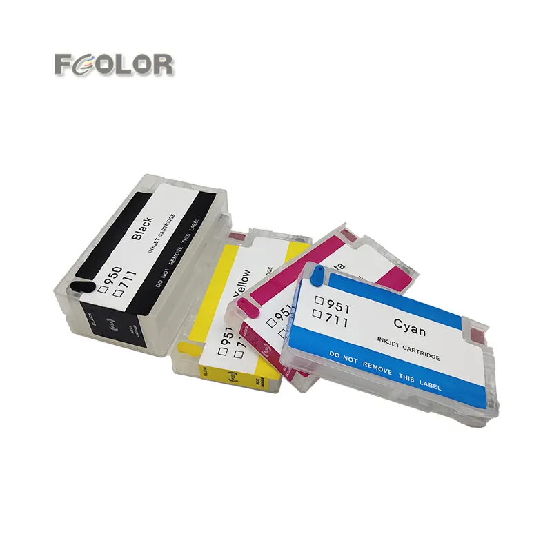 932 933 Refillable Ink Cartridge 4 colors for HP officejet 6700 6600 6100