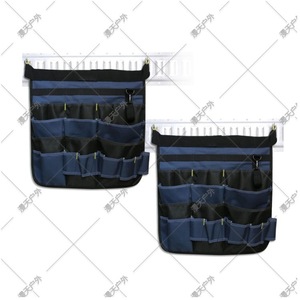 Multi-Pocket <b>Tool</b> <b>Bag</b> Hanging Oxford Cloth <b>Tool</b> Storage <b>Bag</b> 15-19 Pockets Multi-Function For Workshop Garage Use - Product Image 1