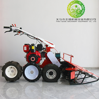 Moissonneuse-batteuse multifonctionnelle automotrice pour sorgho, mini-batteuse et ensileuse pour la récolte du soja, du colza et du riz
