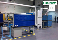 Nouveau purificateur d'air LUMEIKE avec filtration HEPA, collecteur de brume d'huile centrifuge, efficacité de 99 %, fabrication CNC du moteur