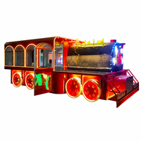 Remorque-chariot à desserts portable pour la vente de glaces et de café avec comptoir personnalisé