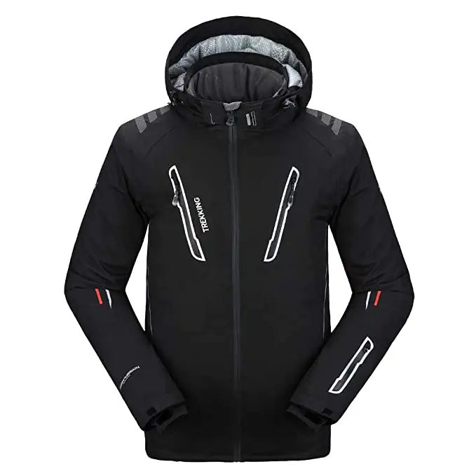 OEM/ODM Mens Clothing Pullover Size Jackets Winter Snow Hooded Mens Ski Jackets