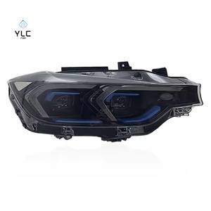 Faros Delanteros LED YLC para <span class=keywords><strong>BMW</strong></span> F30 F35 328i 335i <span class=keywords><strong>330d</strong></span>, Actualización de Faros Delanteros, Estilo Láser, Ensamblaje de Luces Delanteras, Conversión - Product Image 1