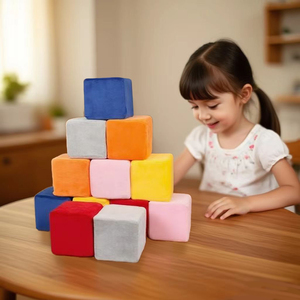 Blocs de construction en mousse Tengxiang en gros, 40 pièces, thème bâtiments modernes, jouet éducatif pour les 2-4 ans, entraînement sensoriel, unisexe - Product Image 2
