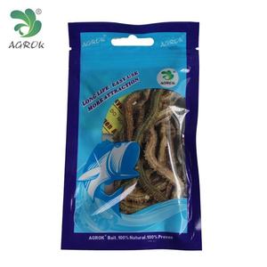 AGROK Venta al por mayor 5g/bolsa Gusanos Reales Liofilizados, Cebo Blando de Lombriz de Arena Seca para Pesca Marina - Product Image 1