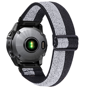 Bracelet de montre en nylon élastique multicolore Eraysun pour Garmin <span class=keywords><strong>Fenix</strong></span> <span class=keywords><strong>5</strong></span> X 26 mm, bracelet de montre intelligente, accessoires de montre - Product Image 4