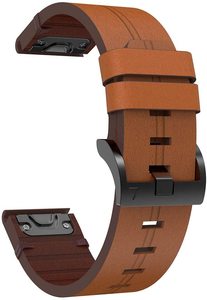 <span class=keywords><strong>Correa</strong></span> de Reloj de Cuero Genuino de 20mm/22mm/26mm de Fácil Colocación, Repuesto para Reloj Deportivo <span class=keywords><strong>Garmin</strong></span> <span class=keywords><strong>Fenix</strong></span> 6s/6/6X - Product Image 2
