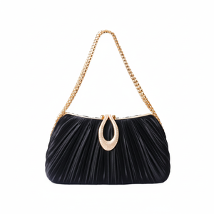 Bolso de Noche de Lujo con Plumas de Avestruz, Bolso de Mano para Mujer, Bolso de Boda, Bolso Pequeño con Cadena - Product Image 1