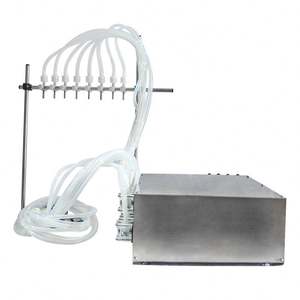 Pompe péristaltique semi-automatique à 8 buses pour le remplissage de liqueurs, miel, lait, huiles comestibles, parfums, eau minérale et boissons - Product Image 6