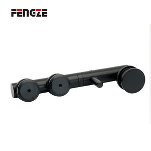 FENGZE ระบบประตูบานเลื่อนเข้ามุม ฮาร์ดแวร์ประตูห้องอาบน้ํา อุปกรณ์ประตูกระจกอัตโนมัติ - Product Image 1