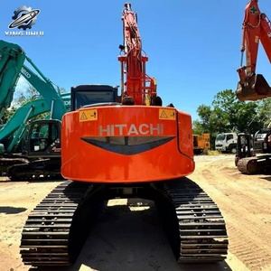 Excavadora de cadenas Hitachi 135 usada, 14 toneladas, cucharón de 0.5m³, marca original japonesa, excavadora de construcción mediana, pocas horas, buen estado. - Product Image 6