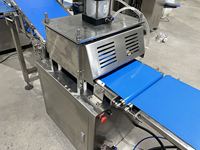 Ligne de formage de pâte à pizza Huide |   Machine de production de bases de pizza avec écran tactile PLC, diviseur, arrondisseur et presse en acier inoxydable