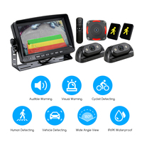 Sistema de Cámara con IA para Detección de Punto Ciego VD Super AI 2.0T, 1080P HD IP69K, Monitor de Seguridad para Reversa, Diseño PSS DVS para Flotas en Londres