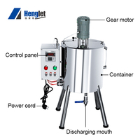 Machine de remplissage de petits pots en acier inoxydable 15L 30L 50L Machine de remplissage de mélange de chauffe-cire fondante à cire