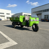 Tricycle électrique à 3 roues, 60V, avec système de levage hydraulique, benne basculante ouverte pour le transport de marchandises, tricycle automatique